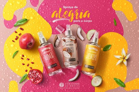 Body Splashes on Behance Photoshop Tutorial Photo Editing, Perfume Ad, Publicidad Creativa, Body Splash, Food Graphic Design, Dungeons And Dragons Characters, Ads Creative, New Line, Photoshop Tutorial