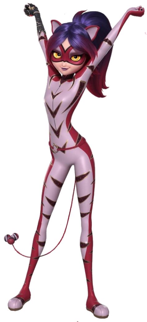 Juleka Couffaine is a major character from Miraculous: Tales of Ladybug and Cat Noir. She is also Luka's twin sister. In season 4, she receives the Tiger Miraculous from Ladybug, which, when inhabited by the kwami Roaar, can transform her into Purple Tigress, a tiger-themed superhero. She was voiced by Erin Fitzgerald for Season 1 and later Reba Buhr for Seasons 2 onward. Juleka is a slender teenage girl with pale skin who stands at a medium height. She has brilliant red eyes with dark ... Miraculous Costume, Anime Miraculous Ladybug, Juleka Couffaine, Ladybug E Catnoir, Heroes Wiki, Chloe Bourgeois, Dark Eyeshadow, Superhero Team, Miraculous Wallpaper