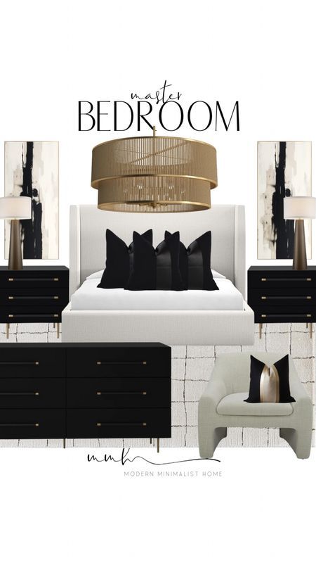 Bedroom Ideas Master, Home Decor Amazon, Chair Bedroom, Modern Minimalist Home, Accent Chair Bedroom, Apartment Bedroom Decor, Bedroom Dresser, Amazon Home Decor, Combination Of Colors