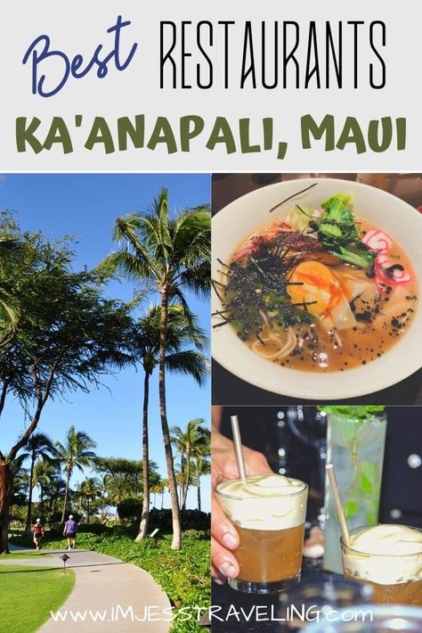 The Best Restaurants in Kaanapali, Maui Lahaina Maui Restaurants, Maui Adventures, Hawaii 2023, Molokini Crater, Haleakala Sunrise, Kapalua Maui, Kaanapali Maui, Maui Honeymoon, Maui Food