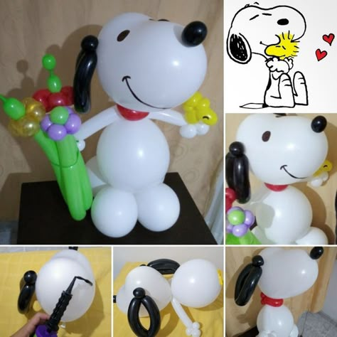 Balloons Over Broadway Balloon Ideas, Snoopy Birthday Party Ideas, Snoopy Birthday Decorations, Snoopy Balloon, Snoopy Decorations, Balloons Over Broadway, Peanuts Birthday Party, Snoopy Birthday Party, Snoopy Baby Shower