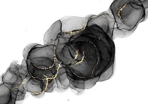 Free vector hand painted black and gold ... | Free Vector #Freepik #freevector #alcohol-ink #ink-background #watercolor-background #liquid-marble Alcohol Ink Background, Ink Background, Liquid Marble, Background Watercolor, Colorful Abstract Painting, Marble Wallpaper, Watercolor Wallpaper, Ink Stain, Vector Hand