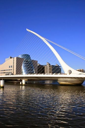 Samuel Beckett bridge in Dublin, on a beautiful, sunny day. Samuel Beckett Bridge Dublin, Dublin Bridge, Samuel Beckett Bridge, Amazing Bridges, Beautiful Bridges, Images Of Ireland, Beautiful Sunny Day, Love Ireland, Samuel Beckett