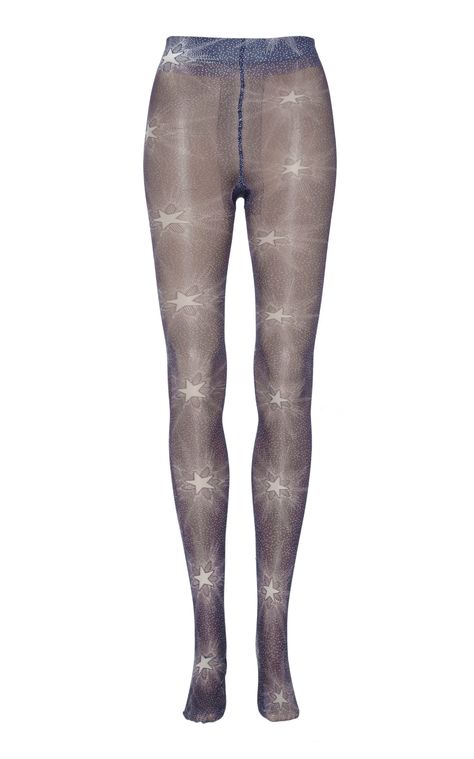 Paco Rabanne Metallic Star-Patterned Tights Patterned Tights, Womens Tights, Paco Rabanne, Star Patterns, Moda Operandi, New Woman, My Hero Academia, Grey Jean, Fashion Collection