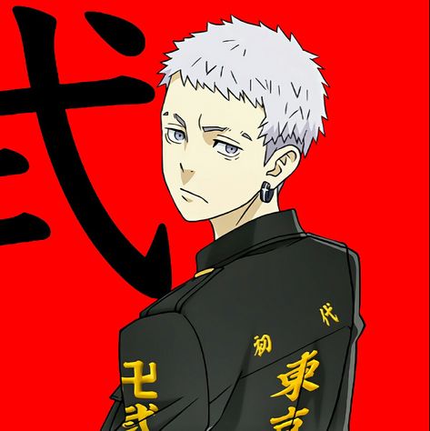 Anime Guy With Buzzcut, Buzzcut Anime Guy, Toman Tokyo Revenge, Anime Buzzcut, Toman Tokyo Revengers, Tokyo Revengers Toman, Tokyo Revengers Takashi, Tokyo Revengers Mitsuya, Mitsuya Tokyo Revengers