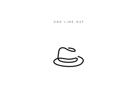 Fedora Tattoo, Hat Tattoo Ideas, Conceptual Tattoo, Hat Tattoo, Dance Logo, Create Icon, Adobe Illustrator Design, Single Line Drawing, Tattoo Graphic