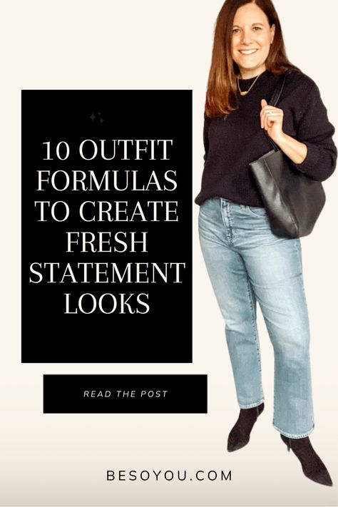 If you’re feeling stuck and need new ways to combine your wardrobe, see 10 outfit formulas to re-inspire how you pair pieces together. Outfit Formulas Fall 2024, Outfit Formulas Women, High Heel Loafers, Spring Styles, Casual Bottoms, Outfit Formulas, Fashion For Women Over 40, Styling Inspiration, Feeling Stuck