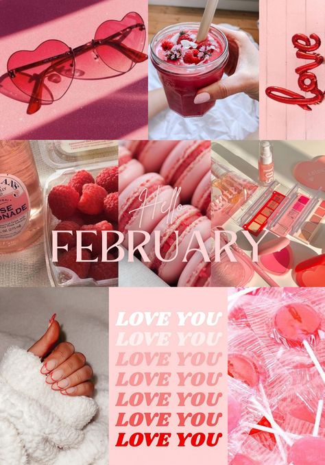 February Wallpaper Aesthetic, February Wallpaper, Valentines Wallpaper Iphone, Beach Wall Collage, Spa Room Decor, Cute Emoji Wallpaper, Holiday Background, Valentines Wallpaper, Spa Room