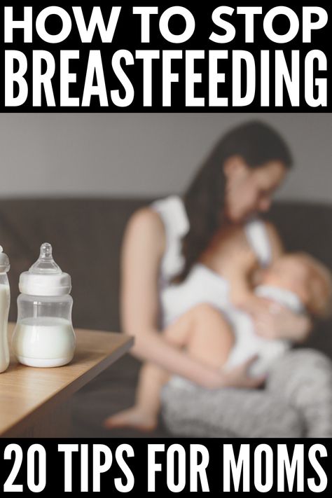 How to Stop Breastfeeding: 20 Weaning Tips for Breastfeeding Mothers Weaning Breastfeeding, Tips For Moms, Stopping Breastfeeding, Breastfeeding Pillow, Starting Solids, Pumping Moms, Baby Sleep Problems, Power Foods, Breastfeeding Tips