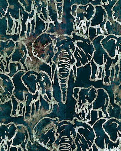 Kalahari 4 - Elephant Tribe Batik - at eQuilter.com African Shapes, Modern Batik Pattern, Bali Elephant, Painted Tumblers, Ethnic Print Pattern, Material Exploration, Batik Ideas, Modern Batik, Elephant Fabric