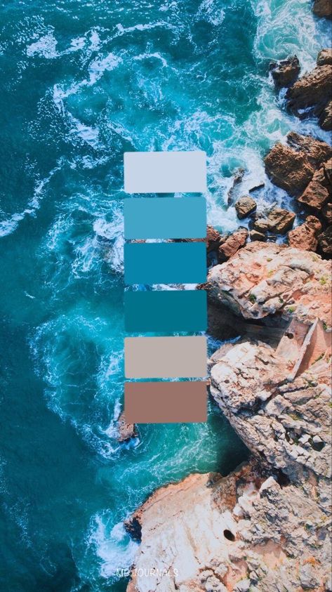 Ocean Paint Palette, Atlantis Color Palette, Ocean Colours Palette, Oceanic Color Palette, Ocean Pallet Color, Ocean Color Scheme, Beach Pallet Colors, Aqua Blue Color Palette, Blue Colour Pallete