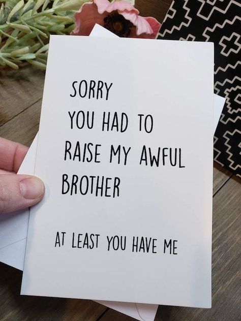 Mothers Day Card Funny, Funny Fathers Day Quotes, Happy Birthday Cards Diy, Creative Birthday Cards, Anniversaire Diy, Funny Fathers Day Card, Birthday Cards For Mom, Fathers Day Card, Fathers Day Quotes