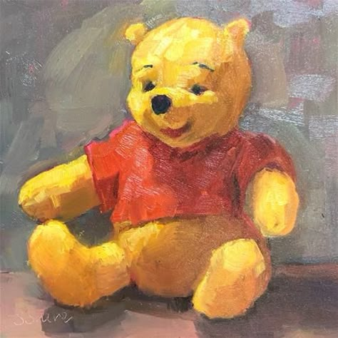 Art About Childhood Memories, Painting Teddy Bears, Toy Paintings Art, Childhood Art Gcse, Nostalgia Painting, Childhood Painting, Elizabeth Jones, Childhood Memories Art, Ap Drawing