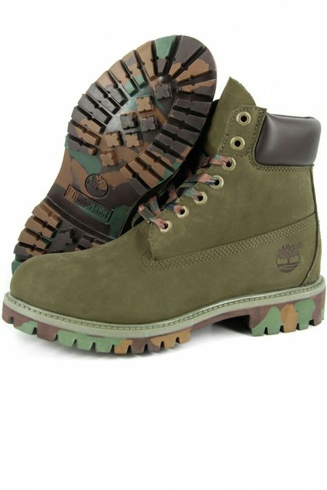 TIMBERLANDS TIMBERLAND BOOTS ARMY GREEN https://www.culturekings.com.au/timberland-boots-army-green-camo.html Green Timberland Boots, Womens Timberland Boots, Shoes With Shorts, Timberland Chukka, Timberland Boots Outfit Mens, Timberland Boots Outfit, Timberland Waterproof Boots, Timberland Outfits, Timberland Boots Mens