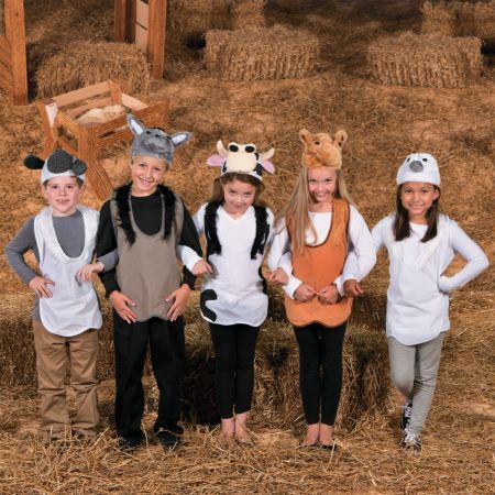 Christmas pageant animal costumes kids Diy Animal Costumes, Nativity Scene Costumes Diy, Nativity Kids Costumes, Nativity Animal Costumes Diy, Nativity Pageant Costumes, Nativity Costumes For Kids Animal, Live Nativity Costumes, Animal Costumes Diy, Nativity Characters