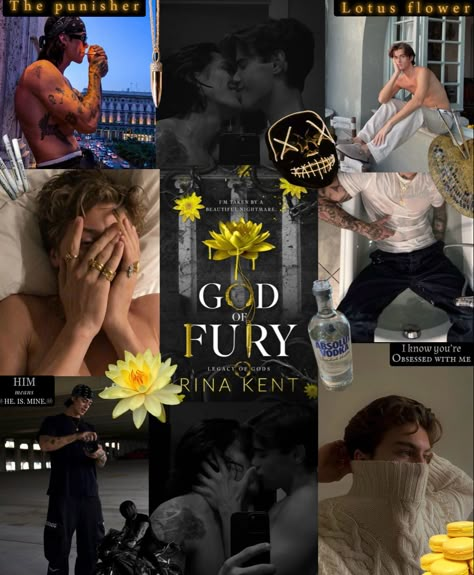 Legacy Of Gods Couples, God Of Fury Fanart, God Of Fury Rina Kent, God Of Fury, Gay Romance Books, Legacy Of Gods, Queer Books, Dark Books, Rina Kent