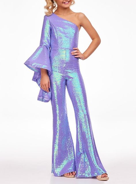 Cute Prom Dress, Costume Carnaval, Cheap Flower Girl Dresses, Girls Dresses Online, One Shoulder Jumpsuit, Cute Prom Dresses, Long Jumpsuits, Pageant Dresses, Sequin Fabric