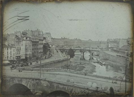 Medieval Paris Before Baron Haussmann's Transformation - Page 27 - SkyscraperCity Medieval Paris, Haussmann Paris, Louis Daguerre, Paris History, Antique Photography, La Seine, Old Paris, French History, Paris Photo