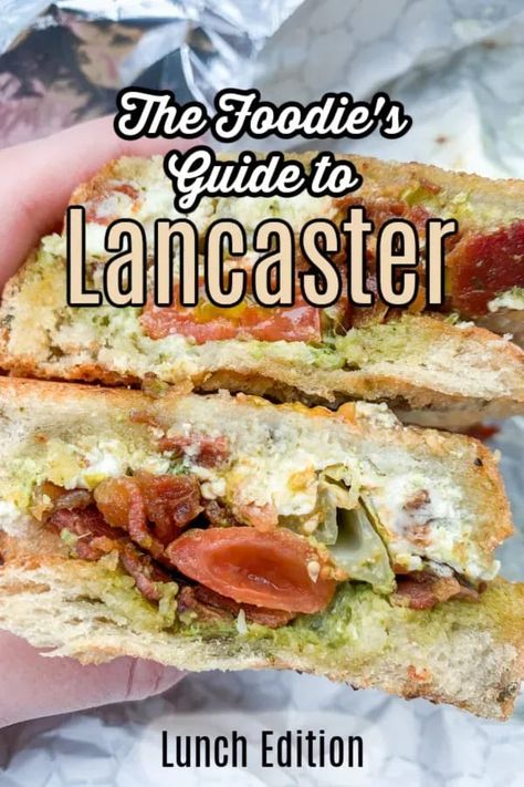 Are you looking for places to eat lunch in Lancaster, Pennsylvania? The Foodie's Guide to Lancaster City: Lunch Edition is the place! Here are 10 lunch restaurants in Lancaster City that are sure to satisfy your taste buds! #patravel #lancaster #lancasterpa Best Restaurants In Lancaster Pa, Lancaster Pennsylvania Things To Do In, Lancaster Pennsylvania Restaurants, Amish Pennsylvania, Lancaster California, Jury Duty, Lancaster County Pennsylvania, California Food, Pennsylvania Travel