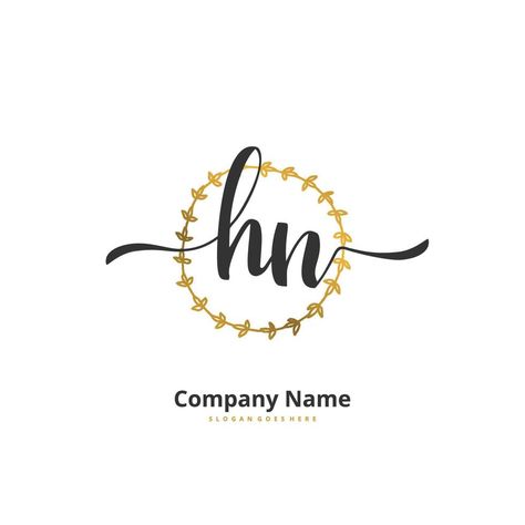 Hn Logo, Signature Logo Design, Handwritten Logo, Wedding Luxury, Luxury Logo, Signature Logo, Luxury Wedding, Handwriting, Beautiful Design