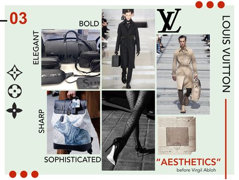 VIRGIL ABLOH X LOUIS VUITTON on Behance Louis Vuitton Moodboard, Moodboard Layout, Brand Collaboration, Brand Image, Virgil Abloh, New Ideas, Art Director, Mood Boards, New Art