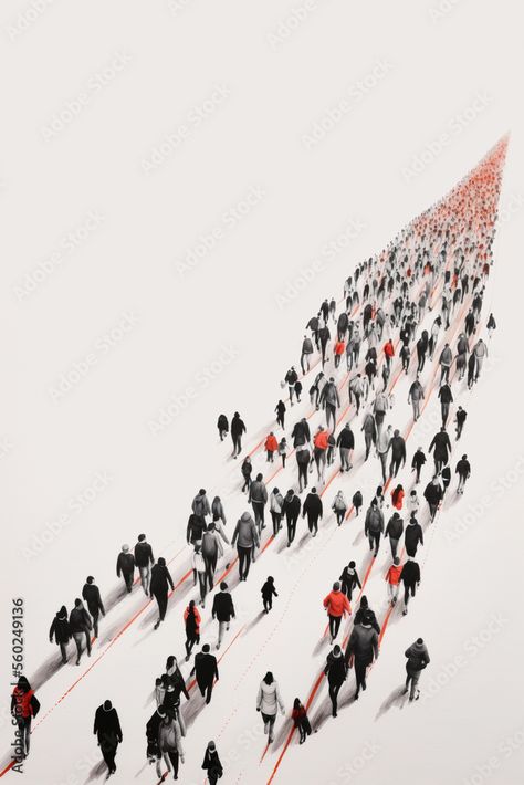 Crowd Walking, Crowd Illustration, Inspo Collage, Alevel Art, People Crowd, Space Photography, Walk Together, People Walking, People Illustration