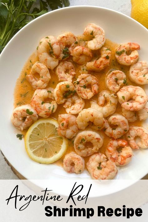 Argentine Red Shrimp Recipe Argentine Red Shrimp, Lent Recipes, Shrimp Recipe, Shrimp Recipes, Fish And Seafood, Easy Healthy Recipes, Fresh Food, Garlic Powder, Good Eats