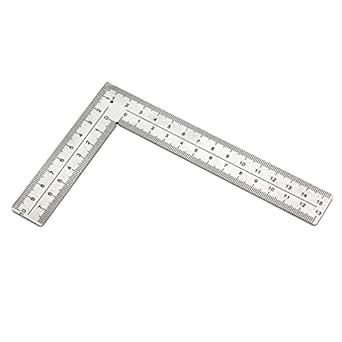 Carpenters Square, Measurement Tools, Right Angle, Straight Lines, Workshop Equipment, L Shape, Ruler, 1 Inch, 4 Inch