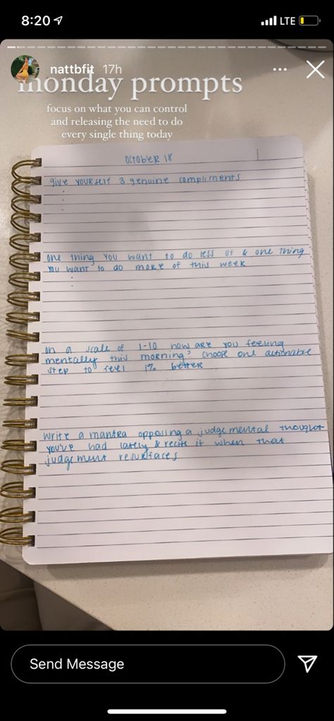 Monday Journal Prompts, Monday Journal, Writing Therapy, Health Journal, Good Habits, Journal Prompts, How Are You Feeling, Writing, How To Plan