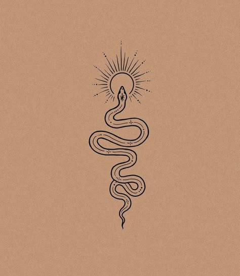 Tattoo Ideas Madussa, Snakes Tattoo For Women, Kundalini Serpent Tattoo, Discreet Medusa Tattoos, Tattoo Ideas Drawings Simple, Simple Snake Tattoos For Women, Tattoo Change Symbol, Small Subtle Medusa Tattoo, Tiny Tarot Tattoo