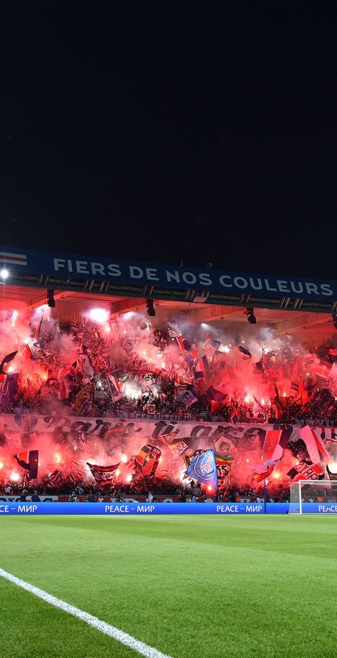 Football Fans In Stadium, Ultra Psg, Psg Wallpaper 4k, Psg Ultras, Psg Stadium, Psg Fans, Psg Wallpaper, Football Ultras, Paris Football