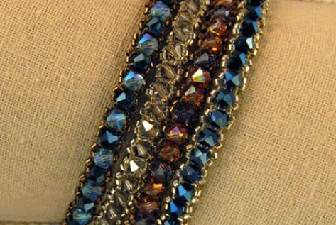 Tennis Bracelet Pattern - Free Pattern Diy Tennis Bracelet, Free Bead Patterns, Make Necklaces, Seed Bead Projects, Bracelets Tutorial, Diy Jewelry Inspiration, Diy Jewlery, Beading Patterns Free, Beaded Bracelets Tutorial