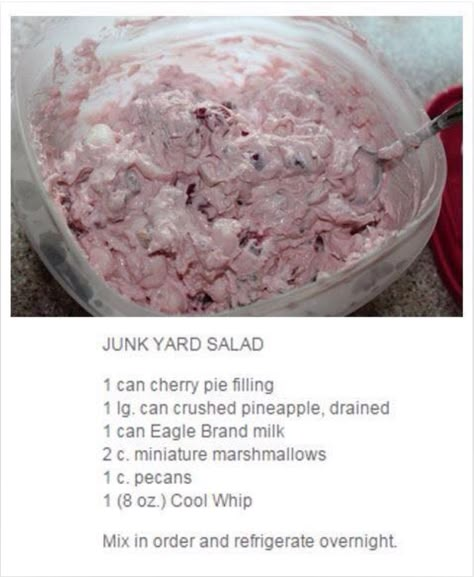 Pink Salad, Congealed Salad, Fluff Salad Recipes, Eagle Brand Milk, Easy Fruit Salad Recipes, Fluff Salad, Jello Salads, Canning Cherry Pie Filling, Fluff Recipe