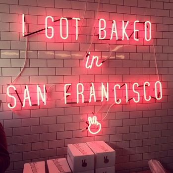 Mr Holmes Bakehouse, Mr Holmes, S Wave, The Oven, Neon Sign, Night In, Call Me, San Francisco, Muffins