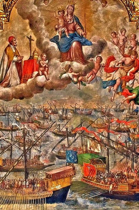 Our Lady of Victory of Lepanto and Hungary, (1716) – 23 March: Our Lady Of Rosary, Our Lady Of Victory, Battle Of Actium, Battle Of Lepanto, Republic Of Venice, Catholic Beliefs, Cambodian Art, Divine Providence, Pagan Gods