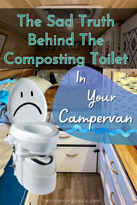 The main problem with composting toilets, as it pertains to vanlife, is that they don’t create compost fast enough. Turning human waste into compost that is safe and non-toxic takes time and a delicate balance of the right conditions. Camper Van Toilet Ideas, Rv Composting Toilet, Natures Head Compost Toilet, Vanlife Toilet, Compostable Toilets, Composting Toilet Tiny Houses, Outdoor Composting Toilet, Compost Toilet Diy, Composting Toilet Diy