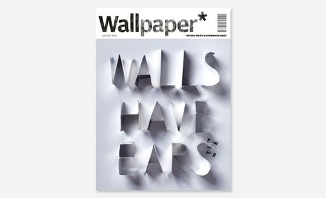 Handmade 2012: Custom Covers | Wallpaper* Magazine | Wallpaper* Magazine Wallpaper Magazine, Magazine Covers, A Series, Top Designers, Magazine Cover, To Create, Typography, Magazine