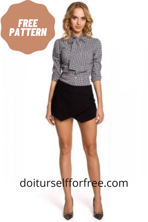 Discover an extensive collection of complimentary sewing patterns sourced globally at doiturselfforfree.com. Craft exquisite items for individuals of all ages, including children, babies, men, women, and even home decor—all at no cost. Access these free patterns conveniently in PDF format. Women's Shorts Sewing Pattern Free, Shorts Sewing Pattern Free, Shorts Sewing Pattern, Shorts Sewing, Sewing Pants, Short Pant, Free Pdf Pattern, Free Pdf Sewing Patterns, Making Waves