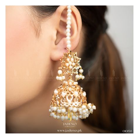 The Hyderabadi Pearl Drops Sahara Jhumka and make others envious of your taste in jewellery. Place your order now. Shop Now: www.jadeno.pk Whatsapp: 0300 0290922 #jadenojewellery #earringstyle #earring #1artificialjewellery #elegancepersonified #premiumpackaging #jhumka #jhumkalover Celebration Pearl Drop Jhumkas, Party Pearl Drop Jhumkas, Luxury Gold Jhumkas With Pearl Drop, Festive Gold Plated Pearl Drop Jhumkas, Gold-plated Pearl Drop Jhumkas, Pearl Jhumkas, Jhumki Earrings, Premium Packaging, Place Your Order