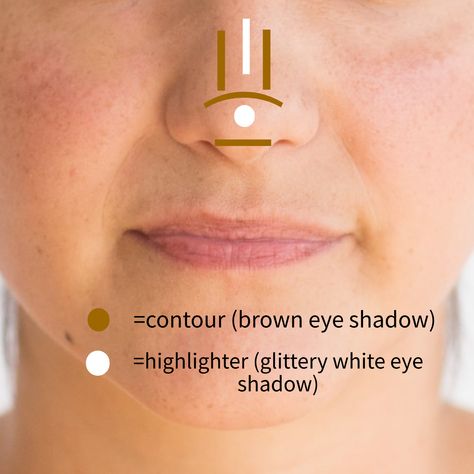 Nose Button Contour, Contouring A Button Nose, Nose Contour For Button Nose, How To Contour Button Nose, Button Nose Contour Tutorial, Square Nose Contour, Button Nose Makeup, How To Use Bronzer, How To Contour Nose