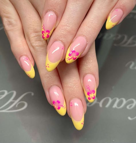 Tip Nail Designs, French Tip Nail Designs, Summery Nails, French Tip Acrylic Nails, Vacation Nails, Dream Nails, Fire Nails, Funky Nails, Nails Inspo