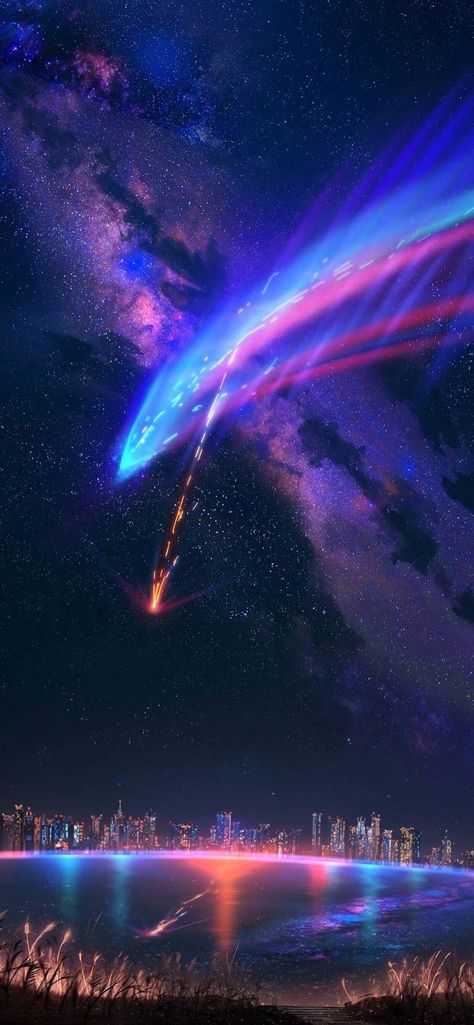 Kimi No Na Wa Wallpaper, Epic Drawings, Heaven Art, Galaxy Pictures, Motion Graphics Inspiration, Evil Anime, Name Wallpaper, Cool Wallpapers Cartoon, Anime Artwork Wallpaper