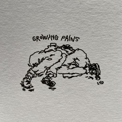 Growing Pains Art, Growing Pains Tattoo, Growing Pains, Visual Media, Design Drawings, Tattoo Design Drawings, Tattoo Tattoo, Tattoo Design, Mood Boards