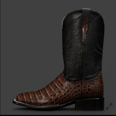 Brown Caiman Horn Back Square Toe Categories: Caiman, Men’s, Men’s Boots 100% Leather Full Cowhide Leather Lining Leather Soles Leather Stacked Heels Square Toe Handcrafted Luxury Western Boots In Alligator Leather, Luxury Formal Alligator Leather Cowboy Boots, Luxury Alligator Leather Cowboy Boots, Arait Boots Men's Square Toe, Mens Cowboy Boots Square Toe Brown, Men’s Boots, Stacked Heel, Cowhide Leather, Square