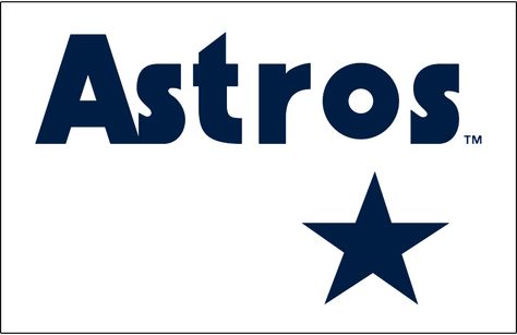 Houston Astros Jersey Logo (1982) - ASTROS in blue with a star below on white, worn on Houston Astros alternate jersey from 1982-1986, and the home jersey from 1987-1993 Houston Astros Jersey, Astros Jersey, Houston Astros Shirts, Baseball Vector, Baseball Ideas, Cricut Business, Baseball Wallpaper, Mlb Wallpaper, Houston Astros Baseball