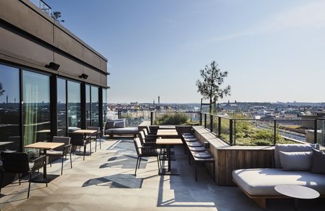 EQT Offices - Stockholm Roof Terrace Design, Small Office Design Interior, Rooftop Terrace Design, Rooftop Design, Office Photo, Rooftop Patio, Terrace Design, Office Snapshots, Rooftop Garden