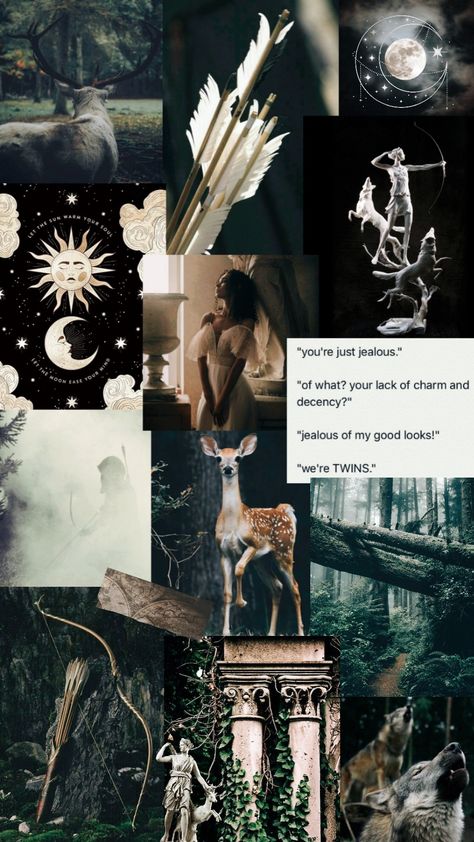 Artemis Fan Art Goddess, Artemis Wallpaper Aesthetic, Artemis Aesthetic Goddess, Apollo And Artemis Aesthetic, Artemis Wallpaper Goddess, Artemis Goddess Aesthetic, Artemis Moodboard, Artemis Goddess Art, Artemis Core