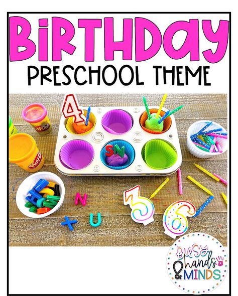 Birthday Party Preschool Theme | Busy Hands and Minds Birthday Preschool Activities, Birthday Party At School, Preschool Theme, At School, Preschool Activities, A Child, Stuffed Animals, Birthday Parties, Preschool