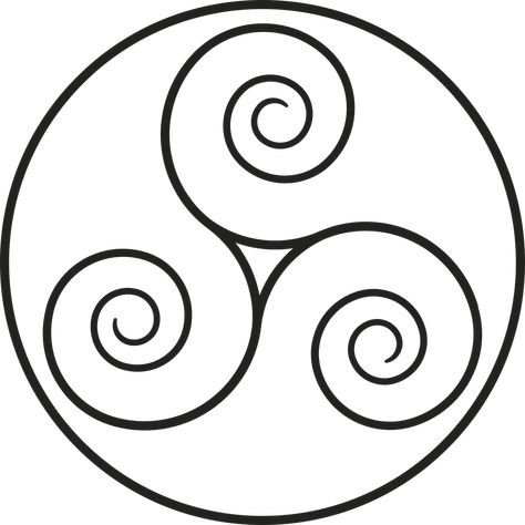 Celtic family symbol - Triskelion. Celtic Tattoo Family, Celtic Calendar, Symbol For Family Tattoo, Celtic Tattoo Symbols, Family Symbol, Ancient Scripts, Irish Symbols, Celtic Tattoo, Celtic Tree Of Life