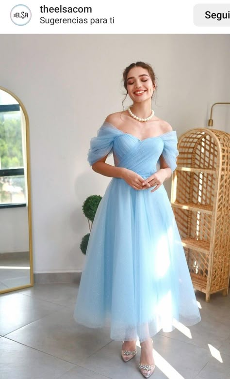 Indian Long Dress, Baby Blue Dresses, Simple Gowns, Pastel Dress, Cute Dress Outfits, Kurti Designs Party Wear, Light Dress, Fashion Illustration Dresses, Dream Wedding Ideas Dresses